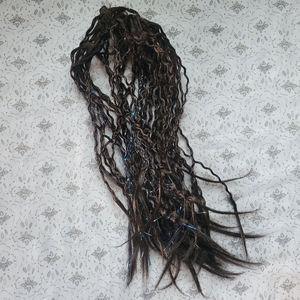 Y2K Claire's Twisted Tinsel Ponytail